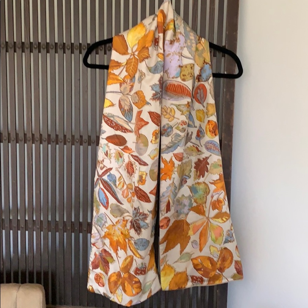 Hermes silk/angora scarf
